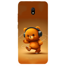 TPU чехол Demsky ведмежа меломан 3 (bear listening music) для Xiaomi Redmi 8a