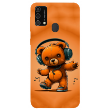 TPU чохол Demsky ведмежа меломан (bear listening music) для Samsung Galaxy M21s