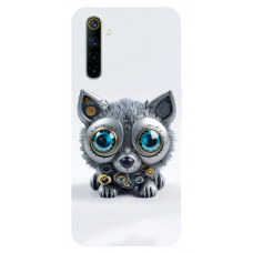 TPU чехол Demsky Механічний вовк (mechanical wolf) для Realme 6