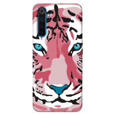 TPU чохол Demsky Pink tiger для Realme 6 Pro