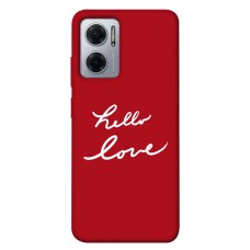 TPU чохол Demsky Hello love для Xiaomi Redmi Note 11E