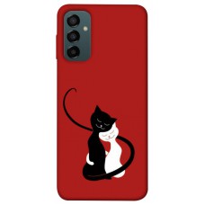 TPU чохол Demsky Влюбленные коты для Samsung Galaxy M14 5G