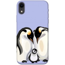TPU чохол Demsky Penguin family для Apple iPhone XR (6.1")