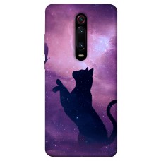 TPU чохол Demsky Кот и бабочка для Xiaomi Redmi K20 / K20 Pro / Mi9T / Mi9T Pro