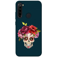 TPU чохол Demsky Flower skull для Xiaomi Redmi Note 8