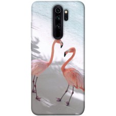 TPU чохол Demsky Flamingos для Xiaomi Redmi Note 8 Pro