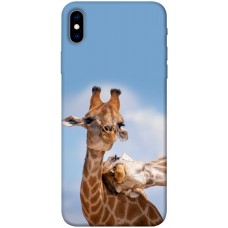 TPU чохол Demsky Милые жирафы для Apple iPhone XS Max (6.5")