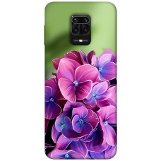 TPU чехол Demsky Кружевная гортензия для Xiaomi Redmi Note 9s / Note 9 Pro / Note 9 Pro Max