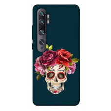 TPU чохол Demsky Flower skull для Xiaomi Mi Note 10 / Note 10 Pro / Mi CC9 Pro