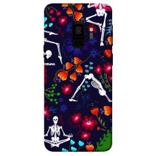 TPU чохол Demsky Yoga skeletons для Samsung Galaxy S9