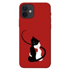 TPU чохол Demsky Влюбленные коты для Apple iPhone 12 (6.1")
