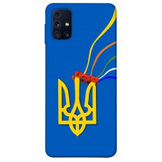 TPU чохол Demsky Квітучий герб для Samsung Galaxy M31s