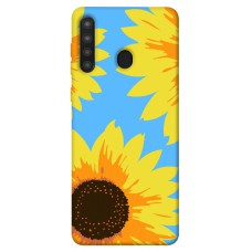 TPU чехол Demsky Sunflower mood для Samsung Galaxy A21