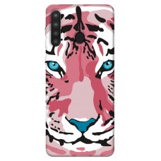 TPU чехол Demsky Pink tiger для Samsung Galaxy A21