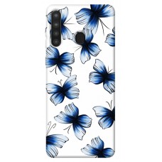 TPU чехол Demsky Tender butterflies для Samsung Galaxy A21