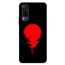 TPU чехол Demsky Red Moon для Vivo Y53s