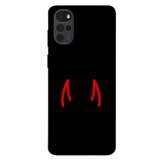 TPU чехол Demsky Red horns для Motorola Moto G22