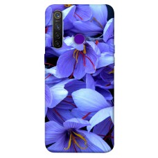 TPU чехол Demsky Фиолетовый сад для Realme 5 Pro