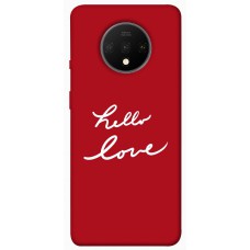 TPU чохол Demsky Hello love для OnePlus 7T