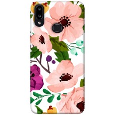 TPU чохол Demsky Акварельные цветы для Samsung Galaxy A10s