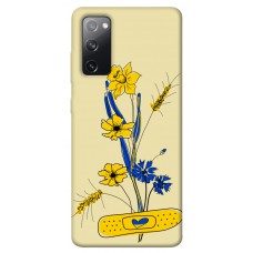 TPU чохол Demsky Українські квіточки для Samsung Galaxy S20 FE