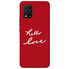 TPU чохол Demsky Hello love для Xiaomi Mi 10 Lite