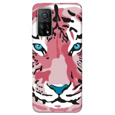 TPU чехол Demsky Pink tiger для Xiaomi Mi 10T