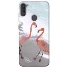 TPU чохол Demsky Flamingos для Samsung Galaxy A11