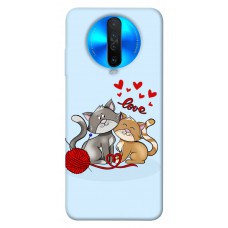 TPU чохол Demsky Два кота Love для Xiaomi Redmi K30