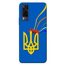 TPU чохол Demsky Квітучий герб для Vivo Y53s