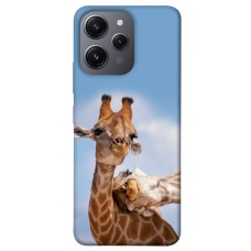 TPU чохол Demsky Милые жирафы для Xiaomi Redmi 12
