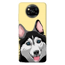 TPU чехол Demsky Husky dog для Xiaomi Poco X3 NFC / Poco X3 Pro