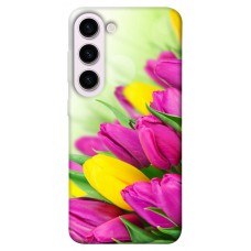 TPU чохол Demsky Красочные тюльпаны для Samsung Galaxy S23+