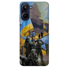 TPU чехол Demsky Faith in Ukraine 3 для Realme 10 4G