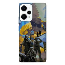 TPU чехол Demsky Faith in Ukraine 3 для Xiaomi Poco F5 Pro