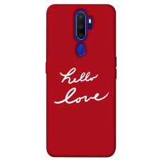 TPU чехол Demsky Hello love для Oppo A5 (2020) / Oppo A9 (2020)