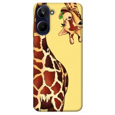 TPU чехол Demsky Cool giraffe для Realme 10 4G