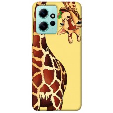 TPU чохол Demsky Cool giraffe для Xiaomi Redmi Note 12 4G