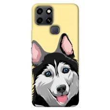 TPU чехол Demsky Husky dog для Infinix Smart 6