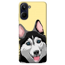 TPU чехол Demsky Husky dog для Realme 10 4G