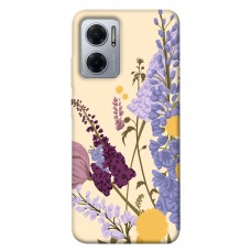 TPU чехол Demsky Flowers art для Xiaomi Redmi Note 11E