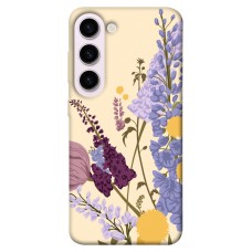 TPU чехол Demsky Flowers art для Samsung Galaxy S23+