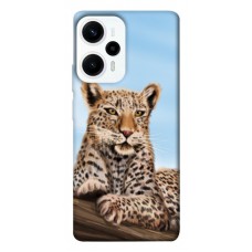 TPU чехол Demsky Proud leopard для Xiaomi Poco F5 Pro