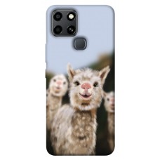 TPU чехол Demsky Funny llamas для Infinix Smart 6