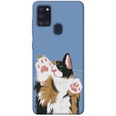 TPU чохол Demsky Funny cat для Samsung Galaxy A21s