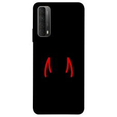 TPU чехол Demsky Red horns для Huawei P Smart (2021)