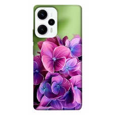 TPU чехол Demsky Кружевная гортензия для Xiaomi Poco F5 Pro