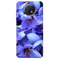 TPU чехол Demsky Фиолетовый сад для Xiaomi Redmi Note 9 5G / Note 9T