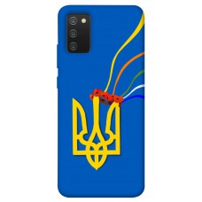 TPU чохол Demsky Квітучий герб для Samsung Galaxy A02s