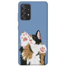 TPU чохол Demsky Funny cat для Samsung Galaxy A72 4G / A72 5G
